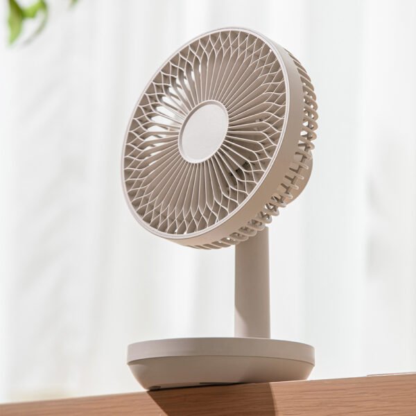 Rechargeable Desk Fan with LED Light & Power Bank - Image 6