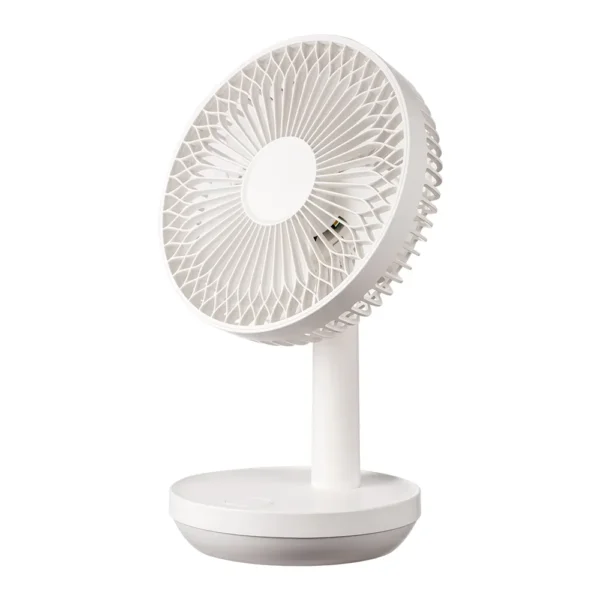 Rechargeable Desk Fan with LED Light & Power Bank - Image 2