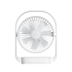 Portable Desk Fan with LED Light