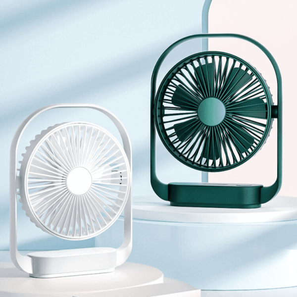 Portable Desk Fan with Led Light - Image 7